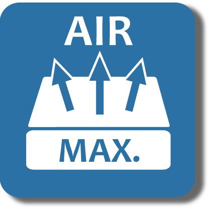 Icono web Máxima transpirabilidad