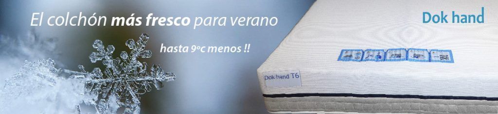 T6 el colchón más fresco Hasta 9ºC menos