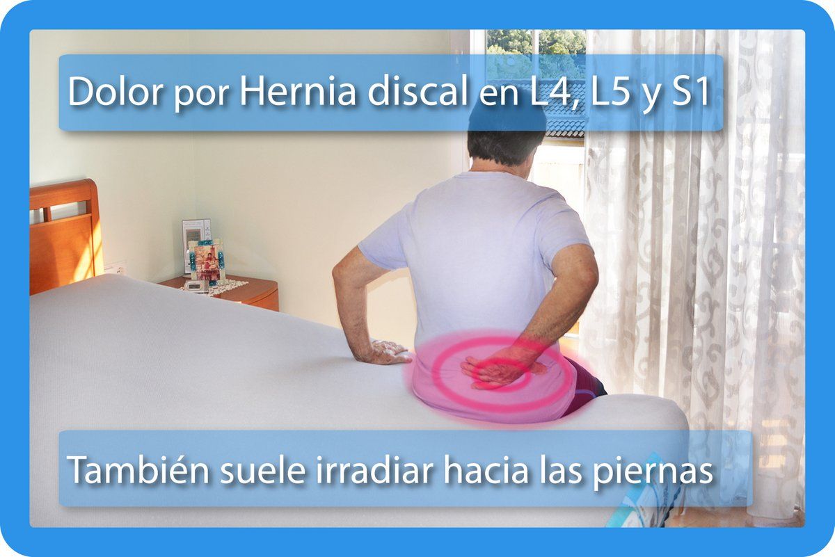 Colchón para hernias discales lumbares, dorsales o cervicales | Dok Hand