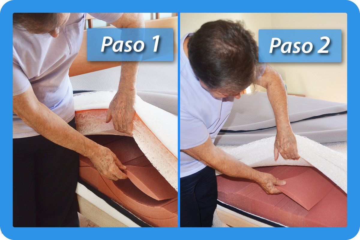 Configurar colchón Dok hand para hernias lumbares