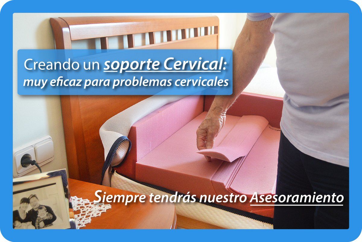 Crear soporte cervical colchón dok hand Crear soporte cervical colchón Dok Hand